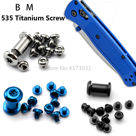 1 Set Titanium Alloy Nail for Butterfly Knife 535 Screw Handle Screw EDC Knife 535 Screws ► Photo 1/5