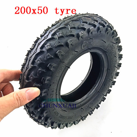 200x50 Tire and Tube Pneumatic Wheel Off-Road Tires for Electric Scooter,Electric Gas Scooter,Mountain Scooter and Wheelchai ► Photo 1/6