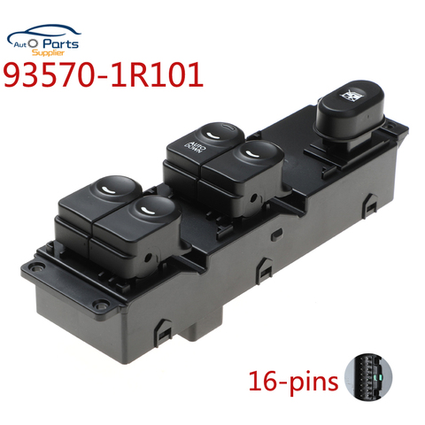 93570-1R101 Left Hand Driver Power Master Window Switch for Hyundai 2011-2017 Accent Solaris 935701R101 ► Photo 1/6