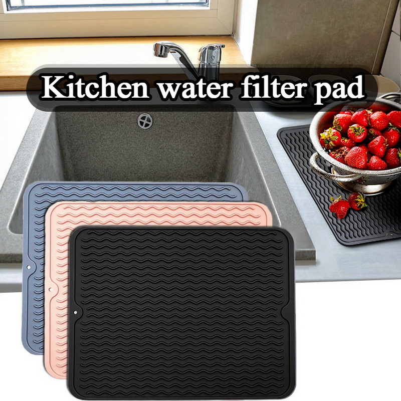 Silicone Table Placemat Heat Resistant Dry Mat Dish Cup Pad Dinnerware Mat 