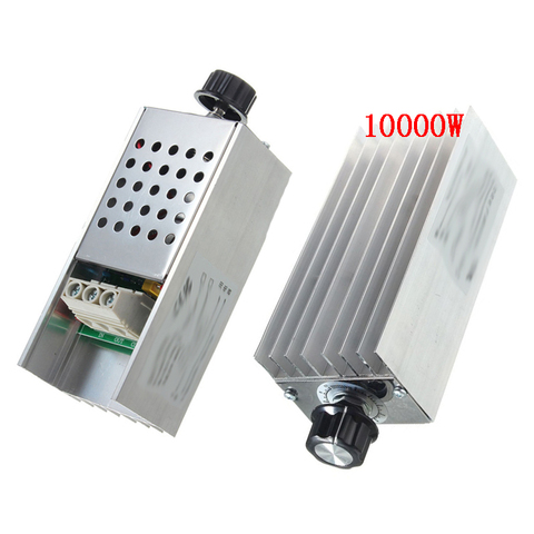 10000W 25A Speed Controller High Power SCR Voltage Regulator Dimmer Switch Speed Temperature Control Thermostat AC 110V 220V ► Photo 1/6