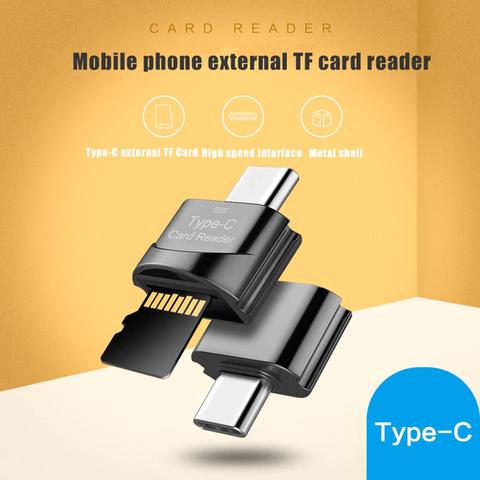 Card Reader USB 3.0 Type C to Micro-SD TF Adapter for laptop Accessories OTG Cardreader Smart Memory Card Reader ► Photo 1/6