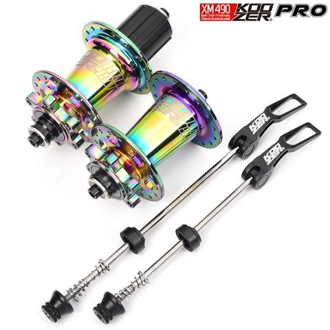 Koozer XM490 PRO 32H Bicycle Colorful Hub 4 Bearing MTB Disc Brake Hubs Mountain Bike Hub Rear 10*135mm QR 100*15 12*142mm Thru ► Photo 1/1