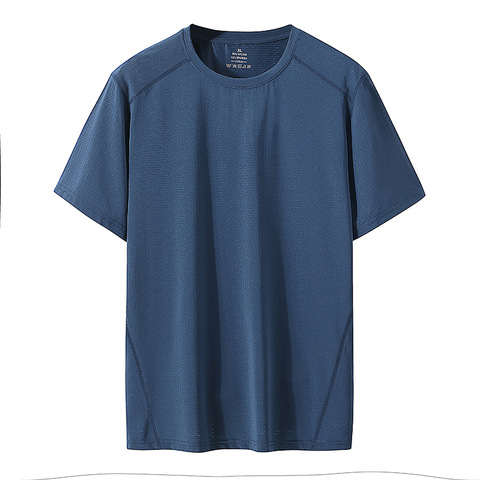 Quick Dry Sport T Shirt Men 2022 Short Sleeves Summer Casual Mesh Cotton Plus OverSize 6XL 7XL 8XL Top Tees GYM Tshirt Clothes ► Photo 1/6