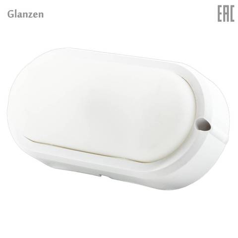 Cветодиодный lamp housing glanzen 15 W rpd-0004-15 Oval 6500K IP65 ► Photo 1/6