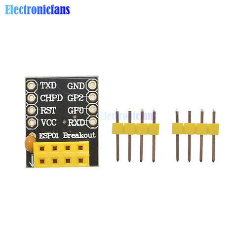 ESP8266 ESP-01 ESP-01S Breadboard Adapter PCB ESP-01/01S Adapter Board for Serial Wifi Transceiver Network Module ► Photo 1/6