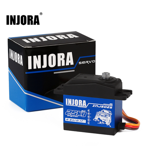 INJORA INJS025 RC Car 25KG 35KG Metal Gear Large Torque Digital Servo for RC Car Crawler SCX10 TRX4 D90 RC Car Parts ► Photo 1/6