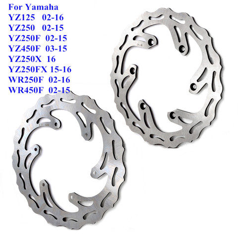 134mm Motorcycle Steel Front Rear Brake Disc Rotor For Yamaha WR250F WR450F YZ125 YZ250 YZ250F YZ450F YZ250X YZ250FX 2002-2016 ► Photo 1/6