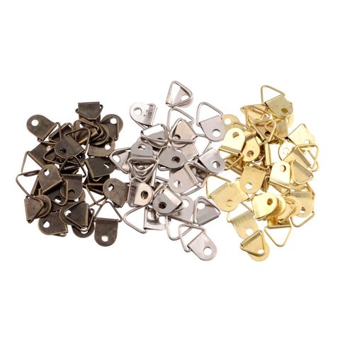 Free shipping 50Pcs Bronze Tone Photo Frame(not inculde screw) tied Metal Hooks 1 Holes 21*13mm ► Photo 1/5