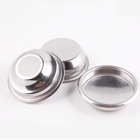 Stainless Steel 51mm/58mm  Pressurized Coffee Filter Basket for Espresso Coffee Machine Accessories 18 Gram Double Powder Bowl ► Photo 1/6