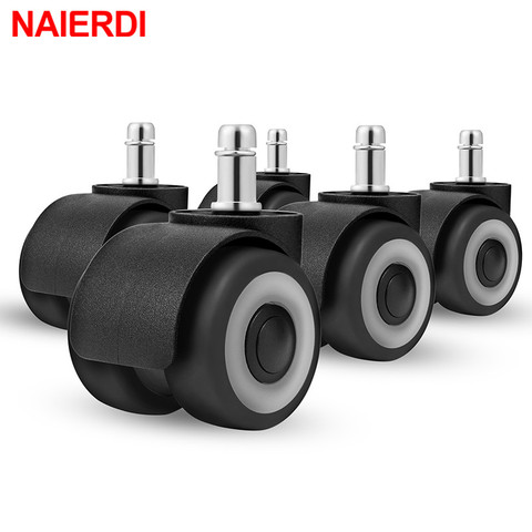 NAIERDI 5PCS Universal Mute Chair Wheel 2