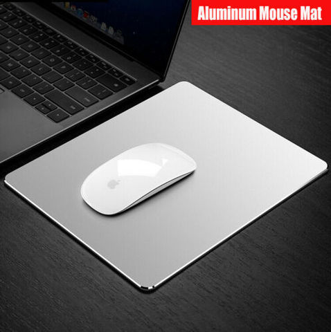 Top Quality Aluminum Metal Medium Mouse Mat Pad Mousepad For MacBook Laptop ► Photo 1/5