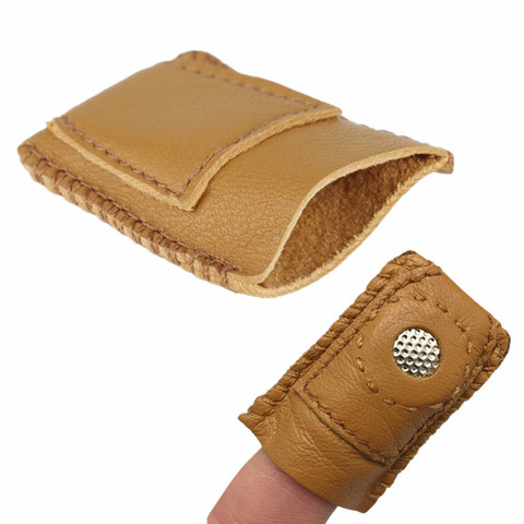 Coin Soft Finger Cover Artificial Sheepskin Accessory Embroidery Handmade DIY Sewing Tool Thimble Sleeve Needlework Tip 5BB5819 ► Photo 1/5