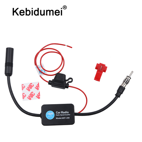 kebidumei Antenna 12V Car Automobile Radio Signal Amplifier ANT-208 Auto FM/AM Antenna Booster Windshield Mount Antenna Aerials ► Photo 1/6