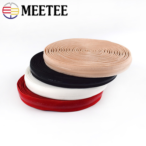Meetee 10Meter 10mm Elastic Band Transparent Silicone Non-slip Underwear Belt Rubber Stretch Ribbon DIY Clothes Sewing Accessory ► Photo 1/6
