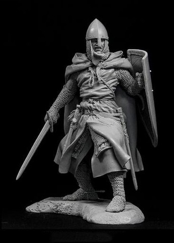 1/24  ancient   man  warrior stand (WITH BASE )  Resin figure Model kits Miniature gk Unassembly Unpainted ► Photo 1/1
