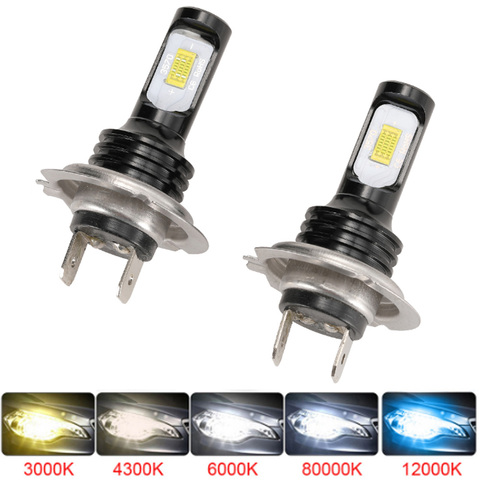 LED Turbo Car Headlight H4 H7 H11 H8 HB4 H1 H3 9005 HB3 9006 HB4 9012 H9 Bulbs 80W 12000LM Car Accessories 6000K Led Fog Light ► Photo 1/6