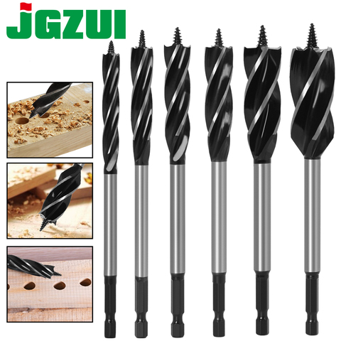 10mm-35mm Twist Drill Bit Set Wood Fast Cut Auger Carpenter Joiner Tool Drill Bit For Wood Cut Suit for woodworking ► Photo 1/6
