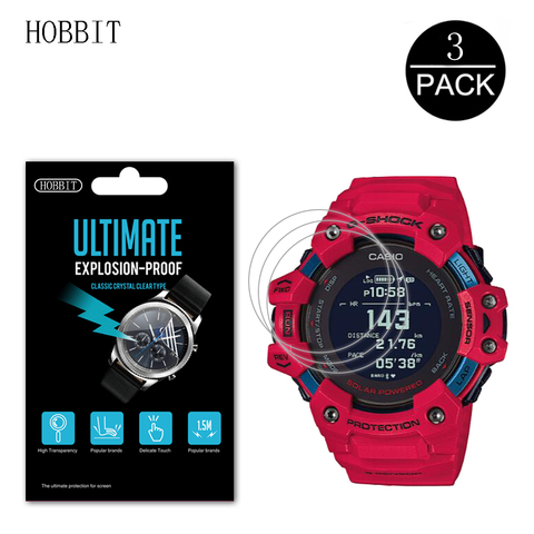 3PCS For Casio G-Shock GBD-H1000 GBD-100 1PR Nano Explosion-proof Screen Protector Sport Watch HD Anti-Scratch Film Not Glass ► Photo 1/6