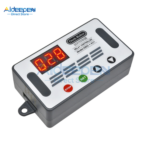 DDC-431 DC 6-30V LED Digital Display Time Relay Module Time Delay Controller Timer 5V Micro USB Time Delay Relay 9V 12V 24V ► Photo 1/6