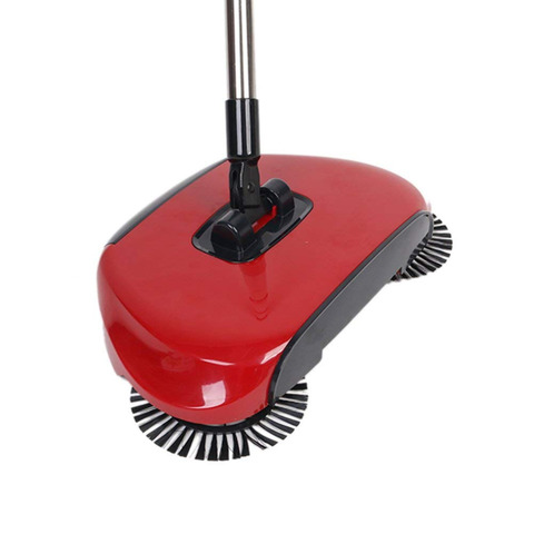 Household Hand Sweeping Machine Without Electricity 360 Degree Rotating,Automatic Cleaning Push Sweeper Broom  Dustpan Trash Bin ► Photo 1/1