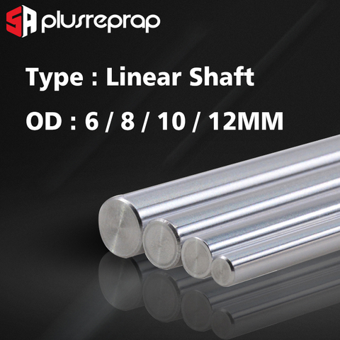 Liner Rail OD 6/8/10/12mm Linear Shaft Lenght 200 250 300 320 339 350 370 400 500 mm for 3D Printer X Y Z axis CNC Parts ► Photo 1/6