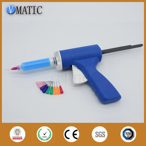 Free Shipping 5cc 5ml Plastic Flux Cartridge Soldering Syringe Caulking Gun For Green Oil ► Photo 1/6