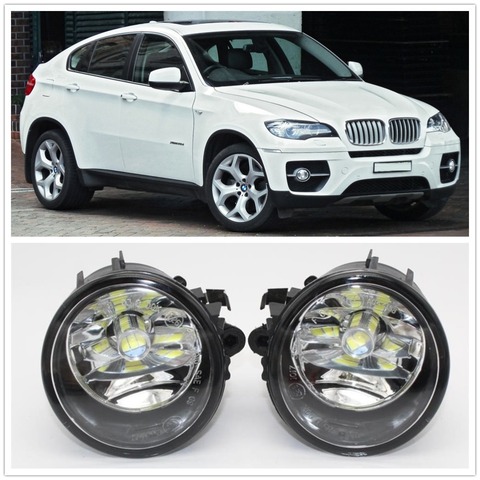 LED Car Light For BMW X6 E71 E72 2012 2013 2014 2015 Car-styling Front LED Fog Lamp Fog Light With Bulb ► Photo 1/6