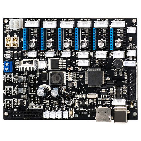 GEEETECH GT2560 V4.0 Motherboard For New A10/A10M/A20/A20M 3D Printers ► Photo 1/5