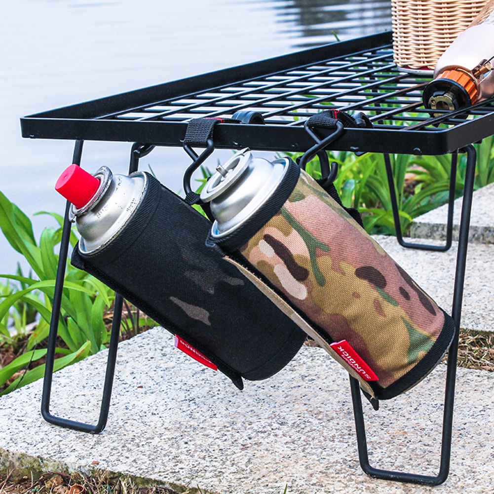 Buy Online Gas Canister Cover Protector Fuel Canister Storage Bag Camping Hiking Gas Cylinder Tank Accessories Outdoor Tools 6 5x9 9cm Alitools