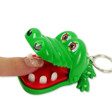 2022 Hot Sale New Creative Small Size Crocodile Mouth Dentist Bite Finger Game Funny Gags Toy For Kids Play Fun ► Photo 1/6