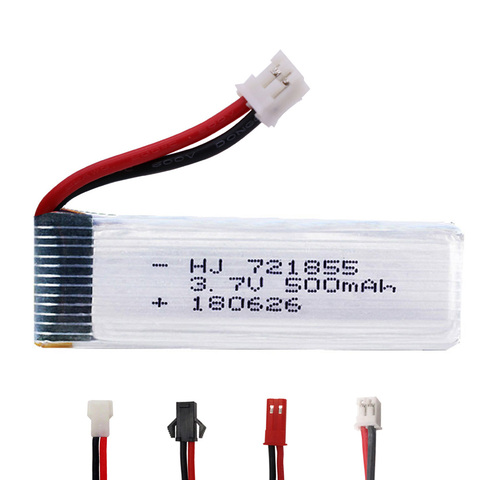 3.7V 500mah 721855 Lipo Battery for Udi U815A U818A U819A L6052 L6036 V212 V222 H07 for H37 V929 V959 V930 V966 V977 X20 battery ► Photo 1/6