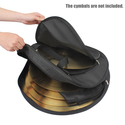 21-Inch Three Pockets Cymbal Bag Backpack with Removable Divider Shoulder Strap Percussion Instruments Drum Accessories bag hot ► Photo 1/6