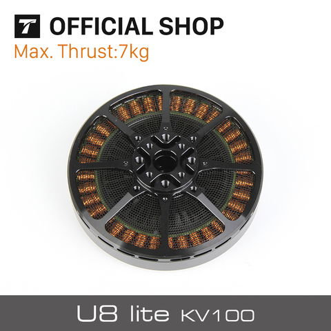 T-motor Ultra-light U8 Lite KV100 Efficient Motor With ultralight CF Prop For UAV Helicopter RC Drones ► Photo 1/5