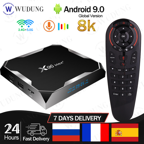X96 Max Plus Android 9.0 Smart TV Box Amlogic S905X3 Quad Core 4G 32G/64G  2.4G&5.0G Dual WIFI BT4.0 8K HD Set-Top Box PK X96 MAX - Price history &  Review