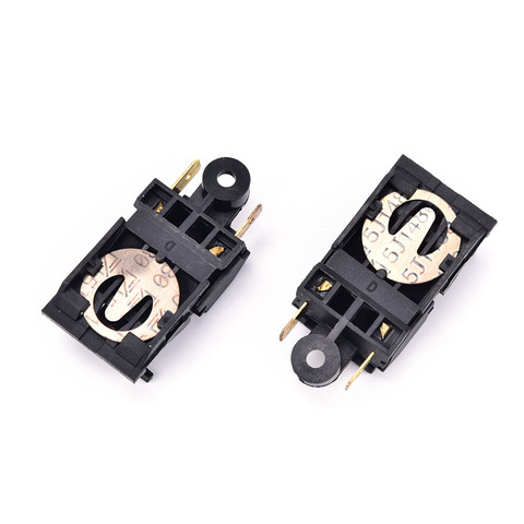 2pcs 13A Electric Kettle Thermostat Switch 2 Pin Terminal Kitchen Appliance Parts 46x21mm 250V (V) ► Photo 1/6