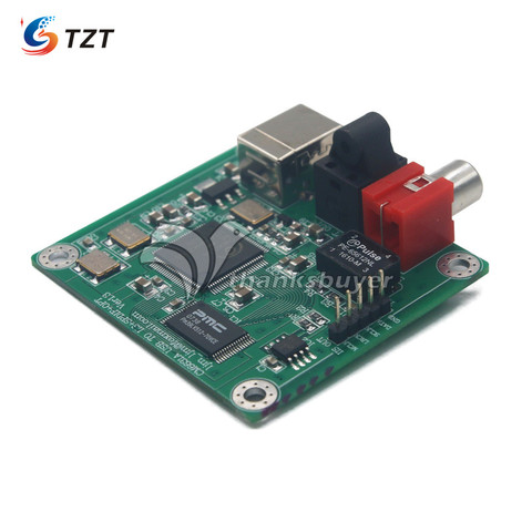 TZT CM6631A 24bit/192khz USB to Coaxial and Optical fiber SPDIF and I2S by LJM New version ► Photo 1/6