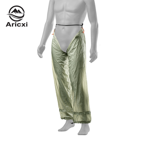 Aricxi Double Silicone Coated Rainproof Folding Pants Trousers Men Women Waterproof Windproof ultra light Rain Pants ► Photo 1/4