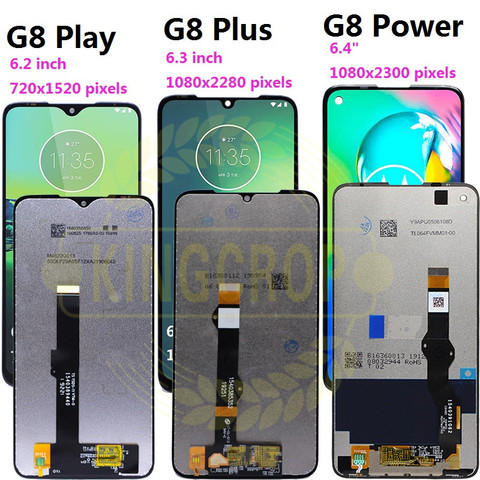 For moto one macro g8 play G8 plus G8 Power LCD Display Touch Screen XT2022 xt2015 Digiziter Assembly For Motorola G8Play G8plus ► Photo 1/6