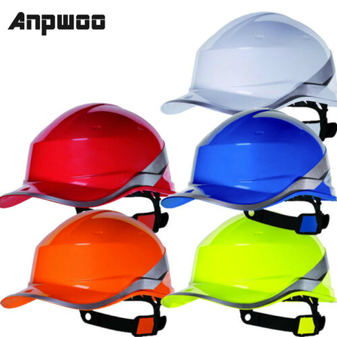 ANPWOO Diamond V Hard Hat Safety Helmet High Hi Vis Baseball Reversible Sticker Hat ► Photo 1/6