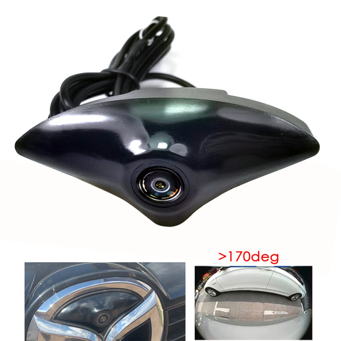 Night Vision AHD CVBS CCD Car Front View Vehicle Logo Camera for Mazda CX-5 2013 2014 Brand Mark Camera 180deg wide angle ► Photo 1/6