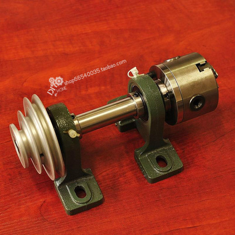 80 spindle flange through hole 19mm hardened and hardened woodworking lathe spindle, woodworking beads, ► Photo 1/5