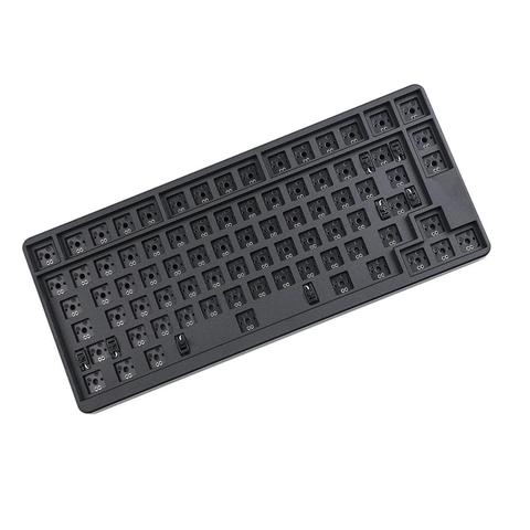 ID80 80 Keys QMK Anodized Aluminum Case Plate hot swappable Hot Swap Type C PCB VIA Mechanical Keyboard Kit ► Photo 1/6