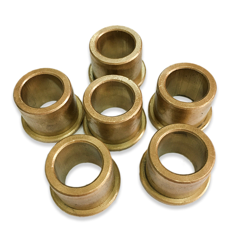 5PCS ID 5 6 8 10mm Flanging Self-Lubricating Bearing Powder Metallurgy Oil Copper Bushing Guide Sleeve with Stepped Flange ► Photo 1/6