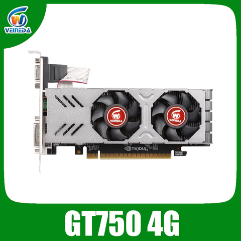 Video Card Original GPU GTX750 4GB GDDR5 Graphic card Instantkill GTX650Ti ,HD6850 ,R7 350 For nVIDIA Geforce Games ► Photo 1/6