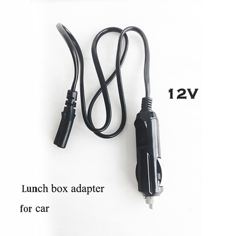 12V 24V Electric Lunch Boxes Power Cord Cables Car Use Electric Heated  Lunchbox Plastic Power Cords Adapter for Car Home