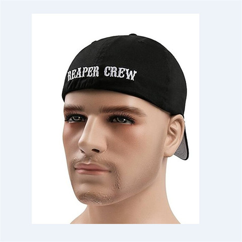 1PCS SOA Sons of Anarchy Fitted Baseball Cap Hat Embroidered Hat Black ► Photo 1/6