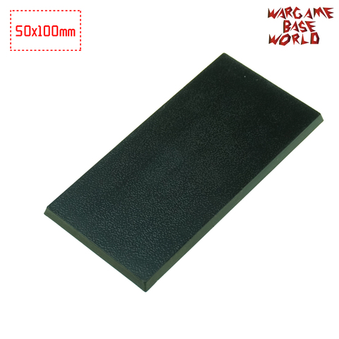 50x100mm base for wargames and table games Rectangular Bases ► Photo 1/1