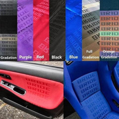 1m All Color JDM Bride Interior Racing Car Seats Cover Fabric Cloth Material Kit ► Photo 1/6