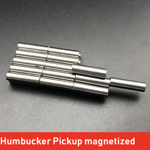 6pcs Electric Guitar Humbucker Alnico 5 Electric Guitar Pickup Polepiece Slug Pole Slug /Iron Pickup Magnet Slug Rods/18mm ► Photo 1/6